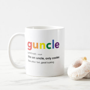 Caneca De Café Impressão engraçado da definição de Guncle
