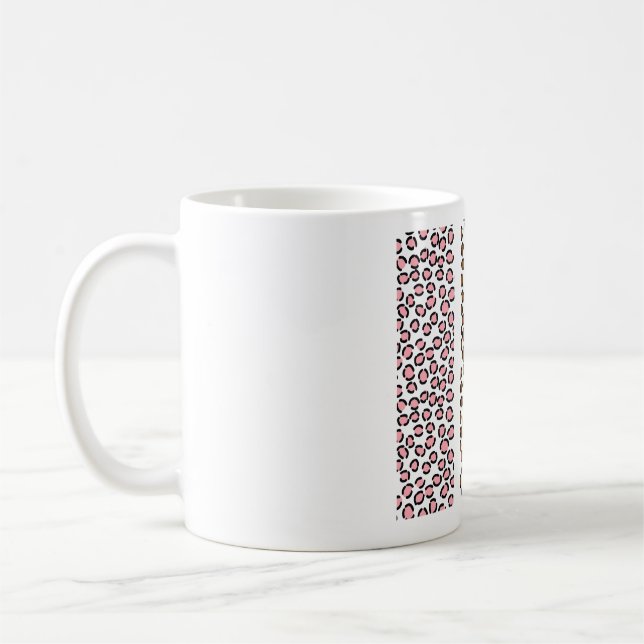 Caneca De Café Impressão Leopardo (Esquerda)