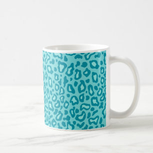 Caneca De Café Impressão Leopardo Retro