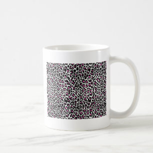 Caneca De Café impressão-leopardo rosa