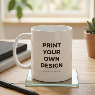 Caneca De Café Impressão Personalizada Imprimindo o Meu Próprio