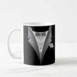 Caneca De Café Impressão preto Tuxedo Novelty
