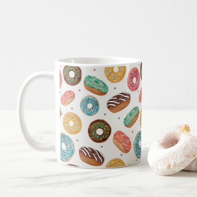 Caneca De Café Impressão Rosquinha (Com Donut)