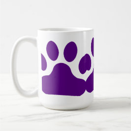 Caneca De Café Impressão roxo da pata
