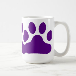 Caneca De Café Impressão roxo da pata