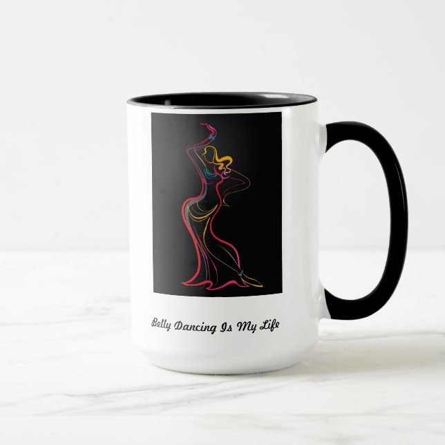 Caneca de café impressionante da dança de barriga (Direita)