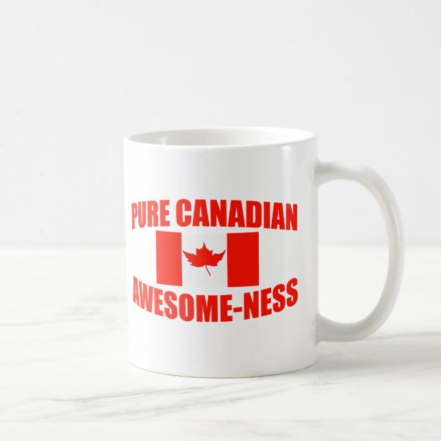 Caneca De Café Impressionante-Ness canadense puro (Direita)