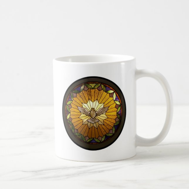 Caneca De Café Impressões de Vidro Colorido (Direita)