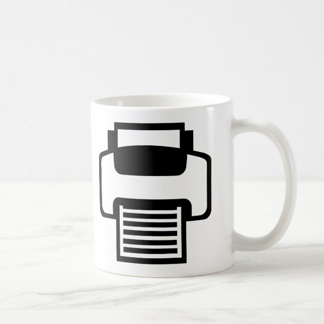 Caneca De Café Impressora (Direita)