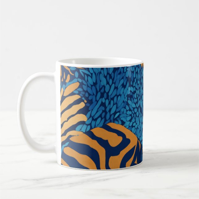 Caneca De Café Impressoras ecéticas de animais - Clássica 11 oz M (Esquerda)