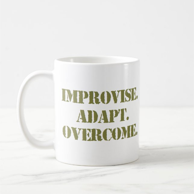 Caneca De Café improvisar adaptação superada (Esquerda)