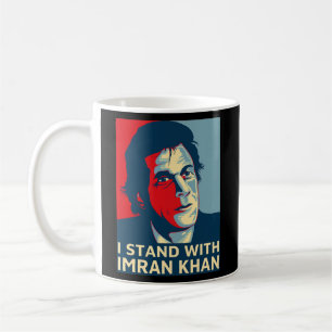 Caneca De Café Imran Khan PTI Partido Paquistão apoia liberdade