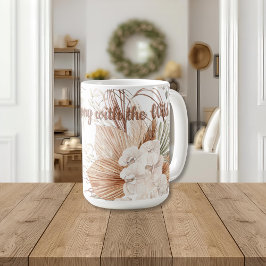 Caneca De Café In Harmony with the Wild Mug | Boho Ceramic Cup