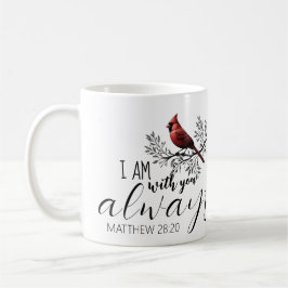 Caneca De Café In Loving Memory: Red Cardinal Memorial