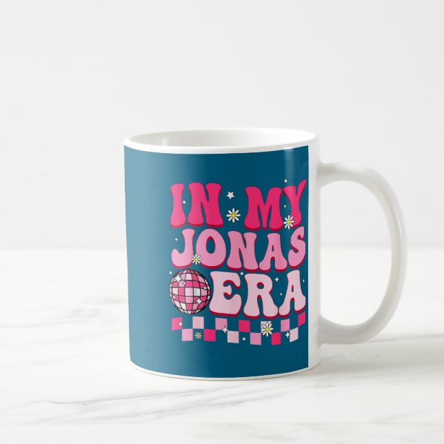 Caneca De Café In My Jonas Era Funny Jonas Groovy 80's Men Women  (Direita)