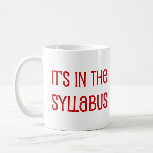 Caneca De Café in the syllabus (Esquerda)