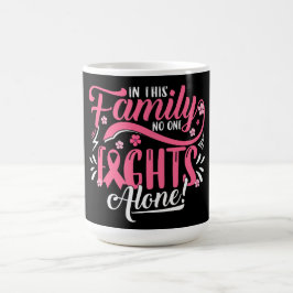 Caneca De Café In this Family Nobody Fights Alone