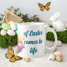 Caneca De Café In this mug, the magic of Easter comes to life
