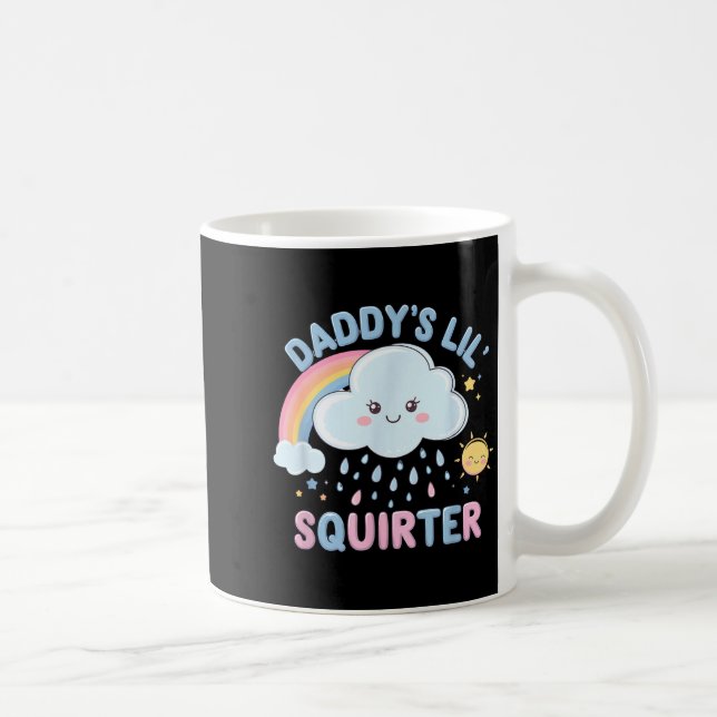 Caneca De Café Inappropriate Funny Daddys Lil Squirter Embarring  (Direita)