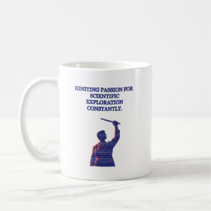 Caneca De Café Incitando Paixão Exploração Científica Constanteme