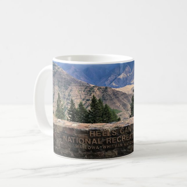 Caneca De Café Inclina o Canyon Ccenic Byway, OR (Frente Esquerda)
