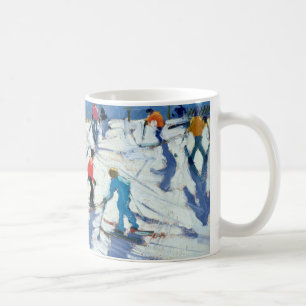 Caneca De Café Inclinação ocupada Lofer 2004 do esqui