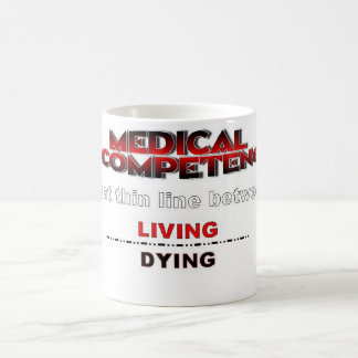 CANECA DE CAFÉ INCOMPETÊNCIA MÉDICA