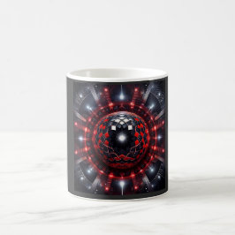 Caneca De Café Incríveis Explosões de Estrela de Mandelbrot Xadre