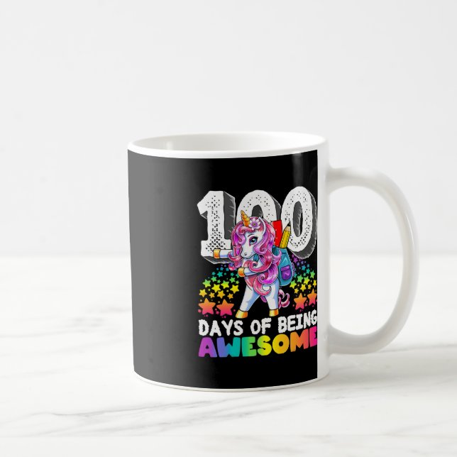 Caneca De Café Incrível 100 Dias de Faculdade Flexibindo Presente (Direita)