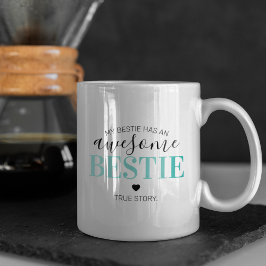 Caneca De Café Incrível Bestie | Melhor amigo