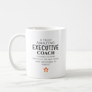 Caneca De Café Incrível Coach Executivo Difícil de Encontrar Pers