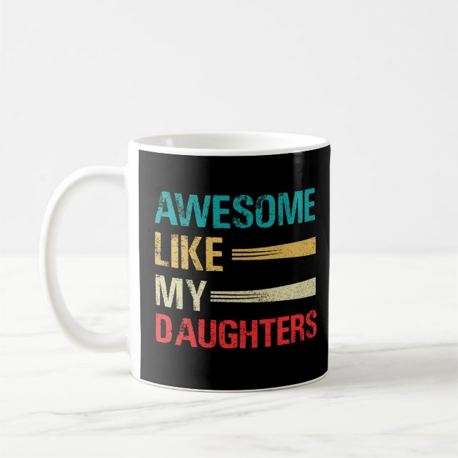 Caneca De Café Incrível Como As Minhas Filhas, Dia de os pais Eng (Esquerda)