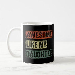 Caneca De Café Incrível Como Minha Dia de os pais Filha