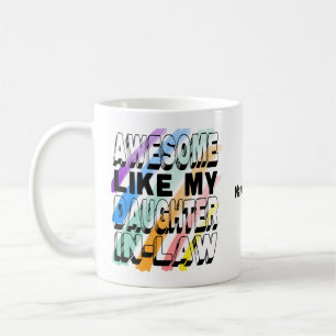 Caneca De Café Incrível Como Minha Filha De Direito, Colorida Eng