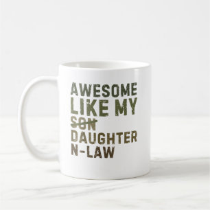 Caneca De Café Incrível Como O Meu Dia de os pais Legal Da Filha