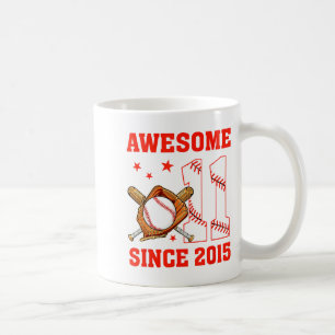 Caneca De Café Incrível desde 2015 meninos de 11 anos aniversário