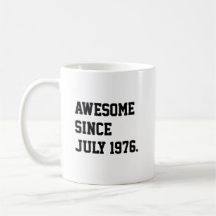 Caneca De Café Incrível Desde Julho De 1976 Divertido 50º Anivers