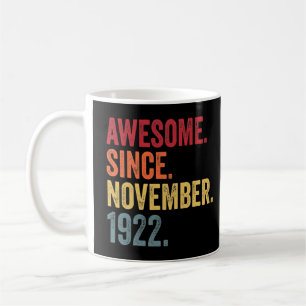 Caneca De Café Incrível desde novembro de 1924 97º aniversário 97