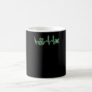 Caneca De Café Incrível Enfermeira Irlandesa Dia de São Patrício