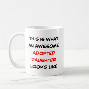 Caneca De Café incrível filha adotada