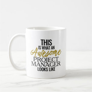Caneca De Café Incrível Gerente de Projetos Parece