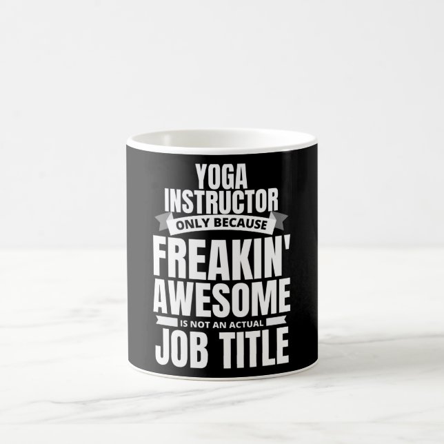 Caneca De Café Incrível Instrutor Yoga (Centro)