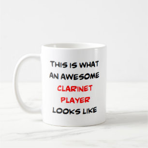 Caneca De Café incrível jogador clarinete