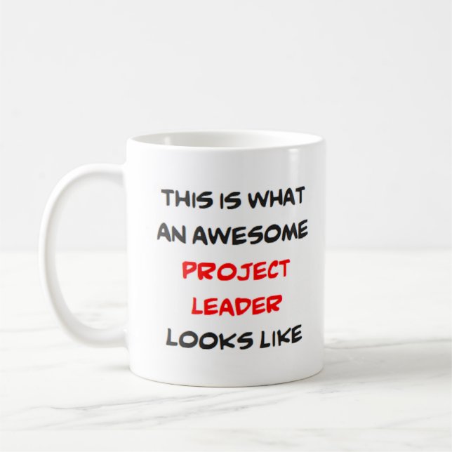 Caneca De Café incrível líder de projeto (Esquerda)
