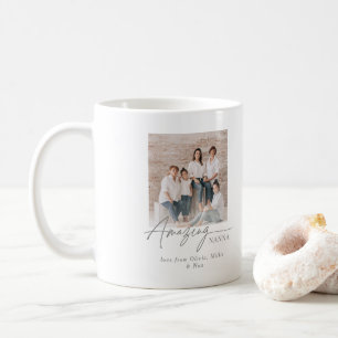 Caneca De Café Incrível Nanna Foto Personalizada Família Personal