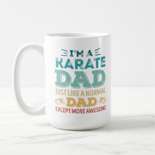 Caneca De Café Incrível Presente no Dia de os pais de Karate Eng