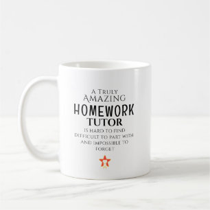 Caneca De Café Incrível Tutor de Tarefas de Casa Difícil de Encon