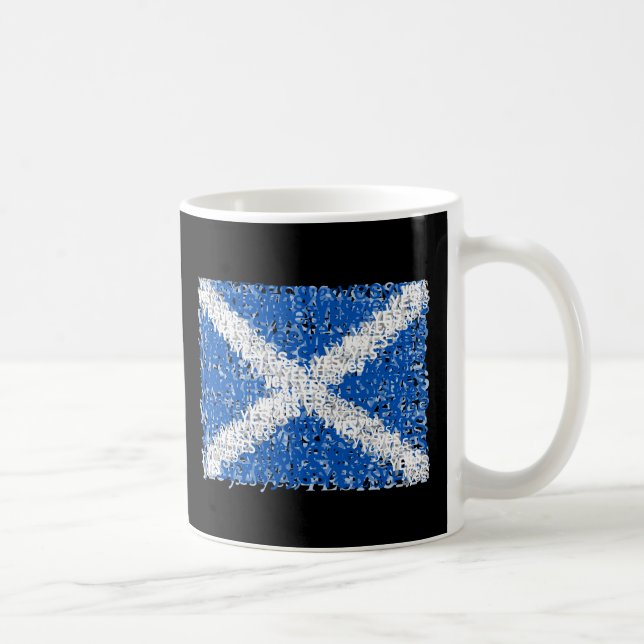 Caneca De Café Independência de Scotland: Os Scottish embandeiram (Direita)