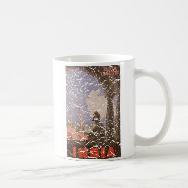 Caneca De Café Índia-1927 - angustiado (Direita)