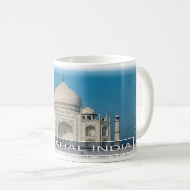 Caneca De Café Índia - Taj Mahal - (Frente Esquerda)